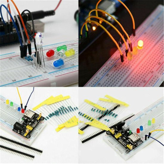 Elektronica Component Kit Assortiment Starter Kit met 830 Tie Points Breadboard voor STM32 voor