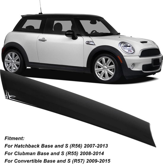 thumbnail image 2 of Glossy Black Gas Fuel Tank Cap Cover Trim For Mini Cooper R55 R56 R57 2008-2013 2 of 6