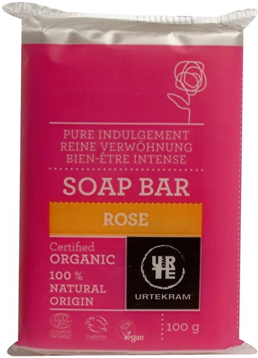 Goedkoopste Urtekram Zeep rozen (100g