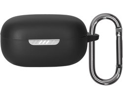 kwmobile cover voor oordopjes case - geschikt voor JBL Live Pro 2 TWS - Trendy beschermhoes draadloze oordopjes in zwart