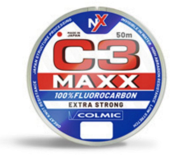 Colmic C3 MAXX Fluor Carbon Fluorocarbon 28/00 Lijn Onderlijnmateriaal Sterke Fluo Vislijn Onderlijn van Colmic — afbeelding 3