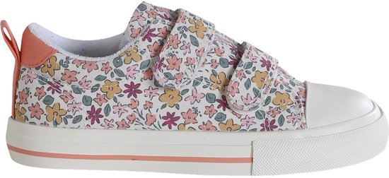 Gekrabbelde bloemenmanden voor kinderen, kleutercollectie roze, bedrukt