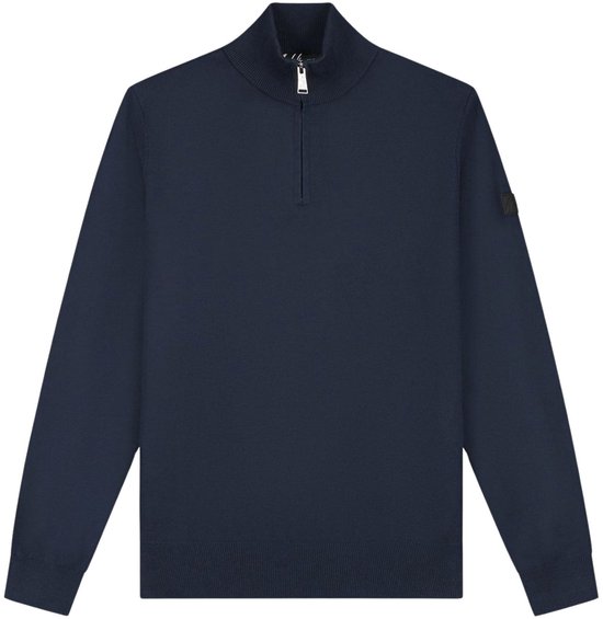Malelions Pull Tricoté 1/4 Zip Homme - Taille M