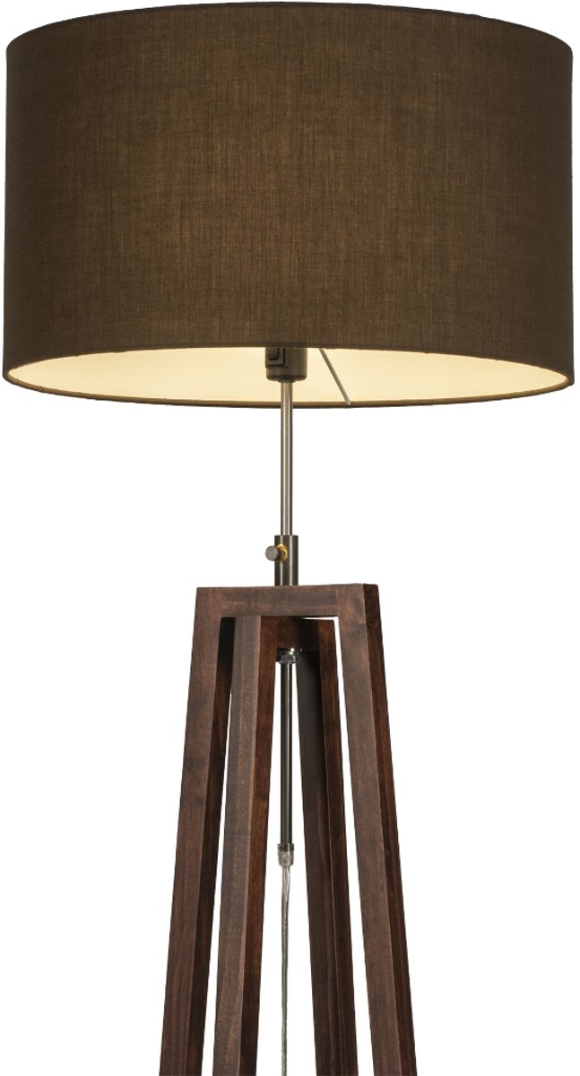 Lumidora Vloerlamp 31348 - LILLE - E27 - Bruin - Hout - ⌀ 45 cm