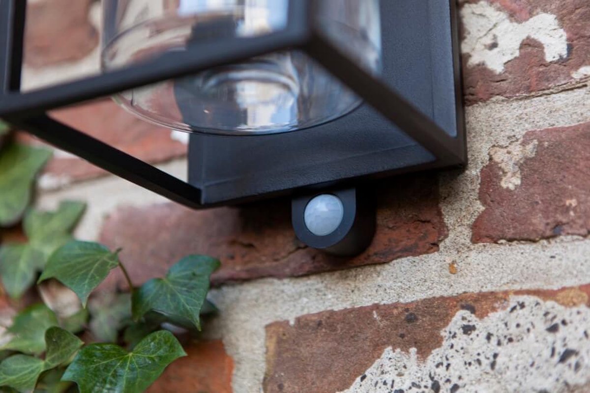 Lutec Flair - Solar wandlamp voor buiten met E27 retrofitting