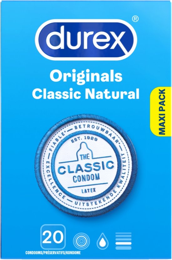 Durex - Classic Natural Condooms - 20 stuks