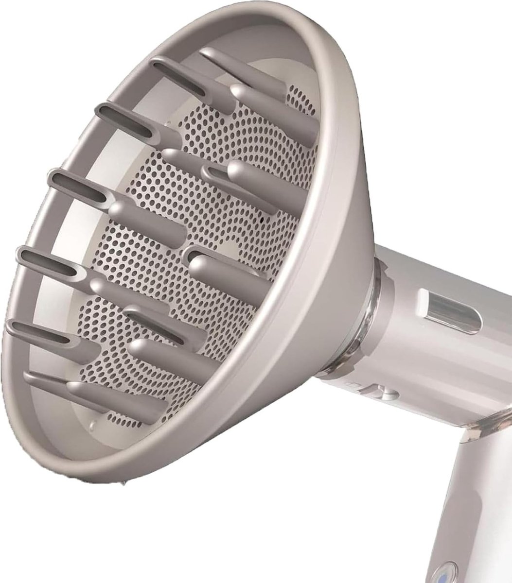 VELTRR® Diffuser Opzetstuk - Krulborstel voor Fohn Universeel - Multistyler - Wit