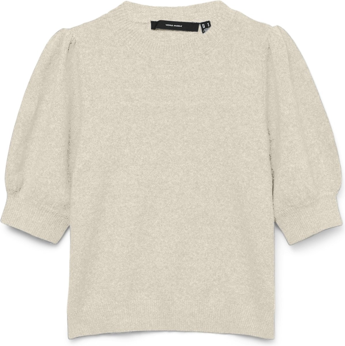 Vero Moda Trui Vmdoffy 2/4 O-neck Pullover Ga Noos 10278313 Birch/melange Dames Maat - XXS