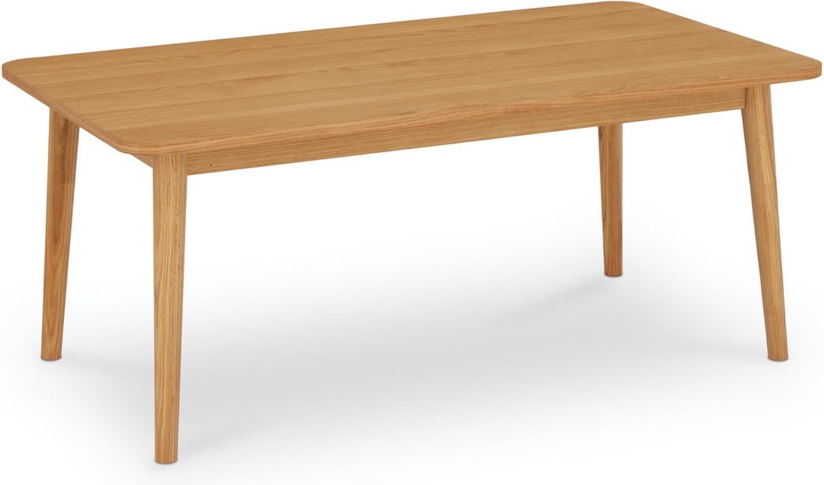 G***-M Salontafel Naturel Oil - Eiken Fineer - 125x70x52 cm - Salontafel Nyborg - Giga Meubel