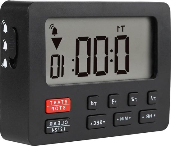 Edelstahl-Timer mit magnetischer Zählung/Countdown Elektronischer digitaler Küch