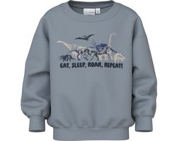 NAME IT - NMMVILDAR LS SWEAT BOX BRU - Jongens - Sweaters