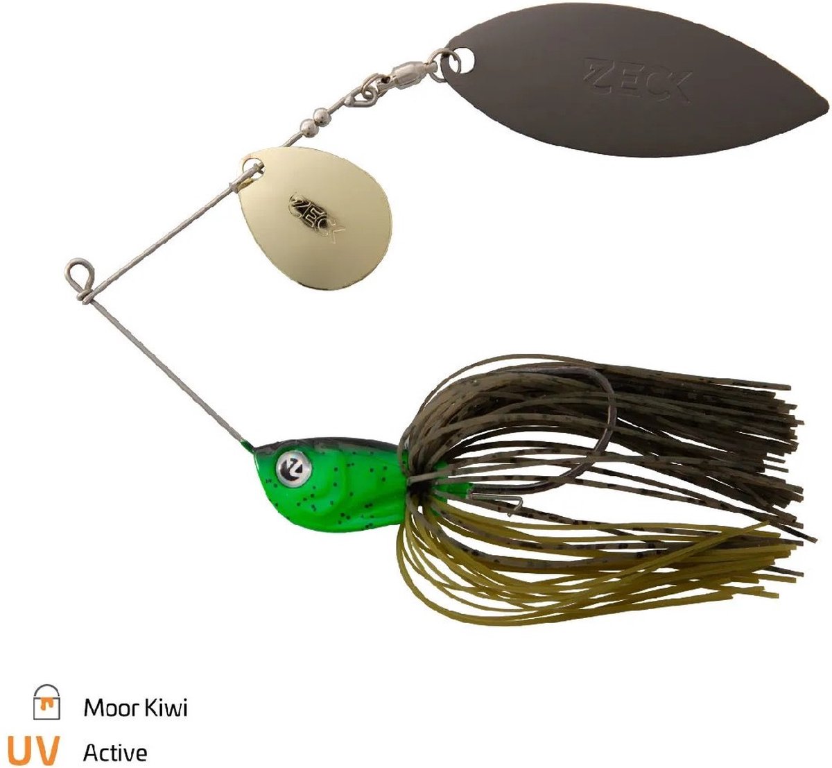 Zeck Spinnerbait 10 gr Moor Kiwi