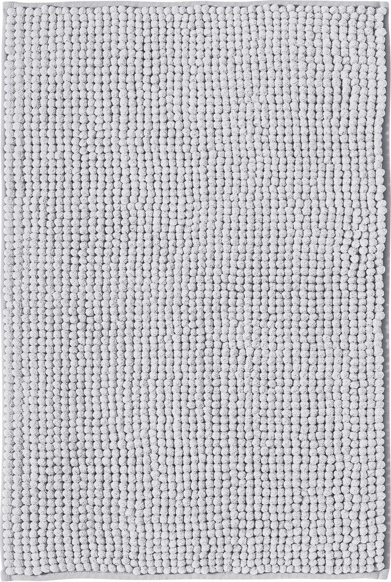 La'Moussawi ® Zachte Grijze Chenille Badmat Met Antislip Voor Badkamerdecoratie En Comfort
