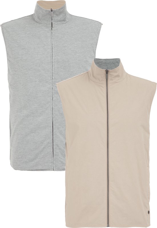 WE Fashion Heren Regular fit reversible bodywarmer