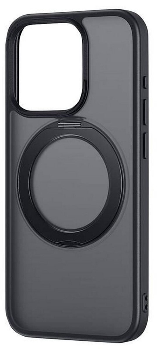 Baseus Skyring 360° Stand Case Voor Iphone 15 + Gehard Glas