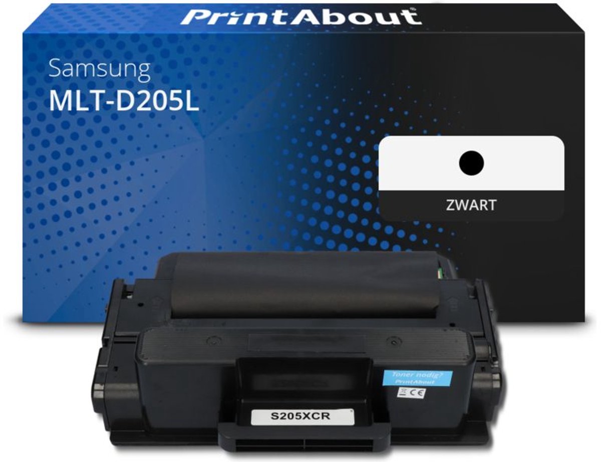 PrintAbout Huismerk Samsung MLT-D205L (SU963A) Toner Zwart Hoge capaciteit