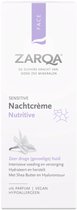 ZARQA Nachtcrème Nutritive - 50 ml - Hypoallergeen