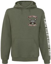 Five Finger Death Punch Bruce Knucklehead Sweat à capuche pour hommes - olive - L