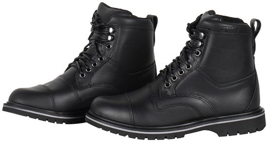 Motor Halfhoge laarzen ARAGO Mannen 44 Zwart CE-gekeurd van MOTOBLOUZ