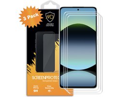 3-Pack MobyDefend Screenprotectors - Geschikt voor Xiaomi Redmi Note 14 5G - Case-Friendly Screensavers - Gehard Glas