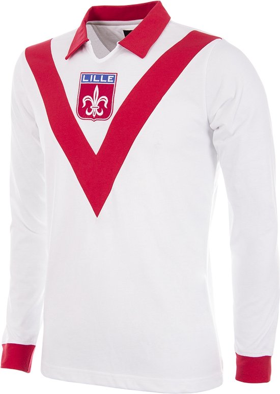 COPA - Lille OSC 1954 - 55 Maillot de Football Rétro - Hommes - Blanc - S