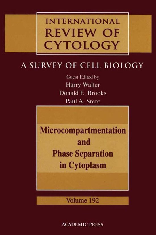 Microcompartmentation and Phase Separation in Cytoplasm - cover