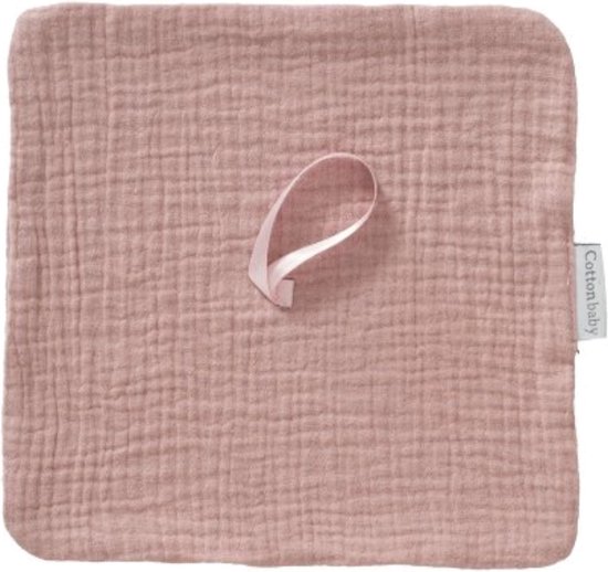 Cottonbaby speendoekje Cottonsoft oudroze