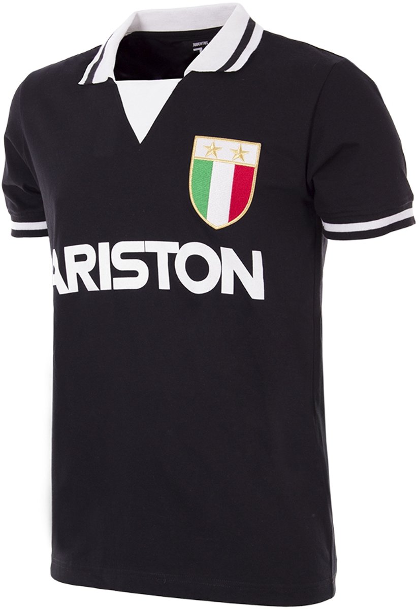 COPA - Juventus FC Uitshirt 1986/87 Retro Voetbalshirt - Heren - Zwart - M
