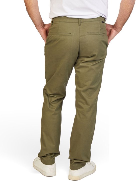 Pantalon chino Tom Tailor pour homme TT Chino SMU regular/right Olive Adultes