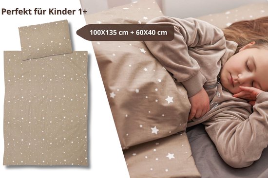 Sweet Dreams BABY dekbed en kussen - 100x135cm 40x60cm - Katoen / Polyester | Leen Bakker