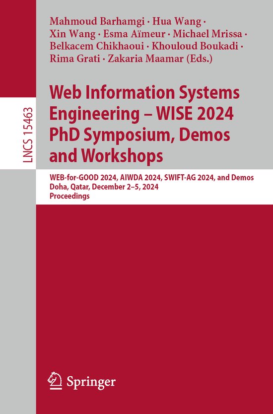 Lecture Notes in Computer Science15463- Web Information Syst ... - cover