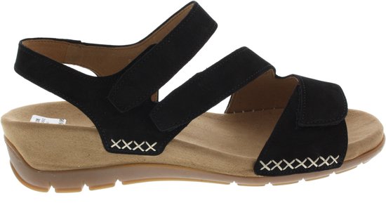 Gabor 734.1 Sandalen - Dames - Zwart - Maat 39