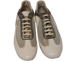 HORNET by Botticelli- SNEAKER-LEER-MESH-OFFWHITE/SILVER-40