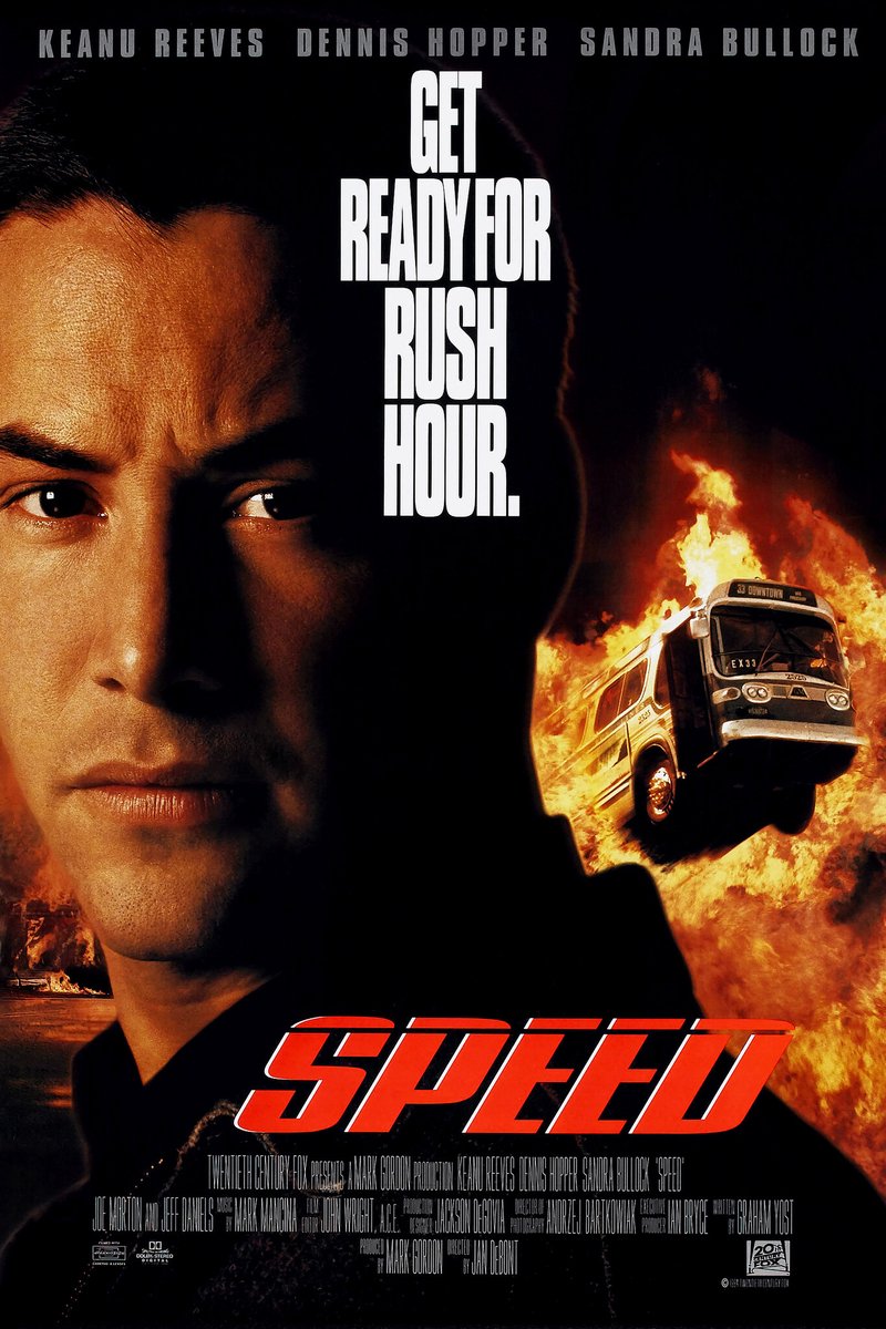 karo-art Poster-Speed, 1994, Originele Filmposter, Premium Print, Professioneel Fotopapier Multikleur