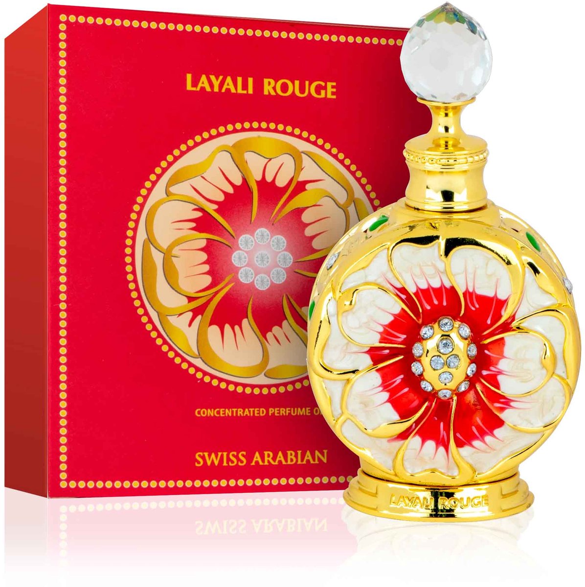 Goedkoopste Swiss Arabian Layali Rouge by Swiss Arabian 15 ml - Concentrated Perfume Oil
