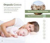 Kiki Kids matras 70x90 cm kinderen - koudschuim - 9 cm dik - organic cotton - afritsbaar - wasbare hoes