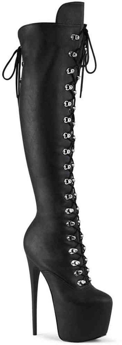 Pleaser JUBILANT-3012 Plateau overknee Laarzen 37 Shoes Zwart