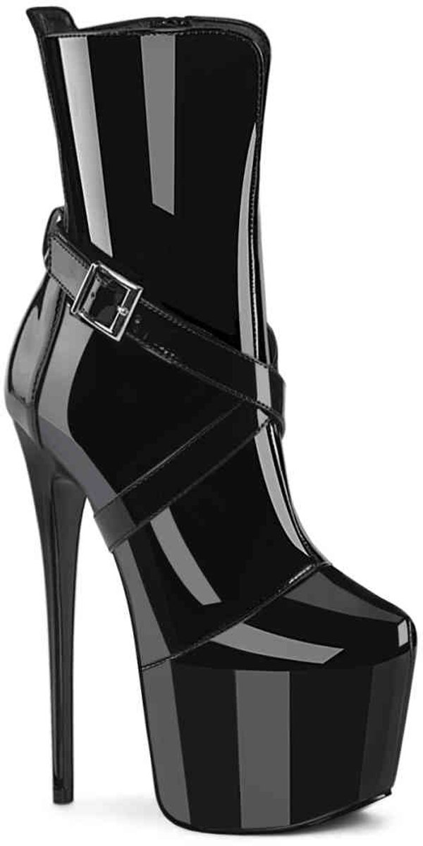 Pleaser JUBILANT-1011 Plateau Laarzen 39 Shoes Zwart