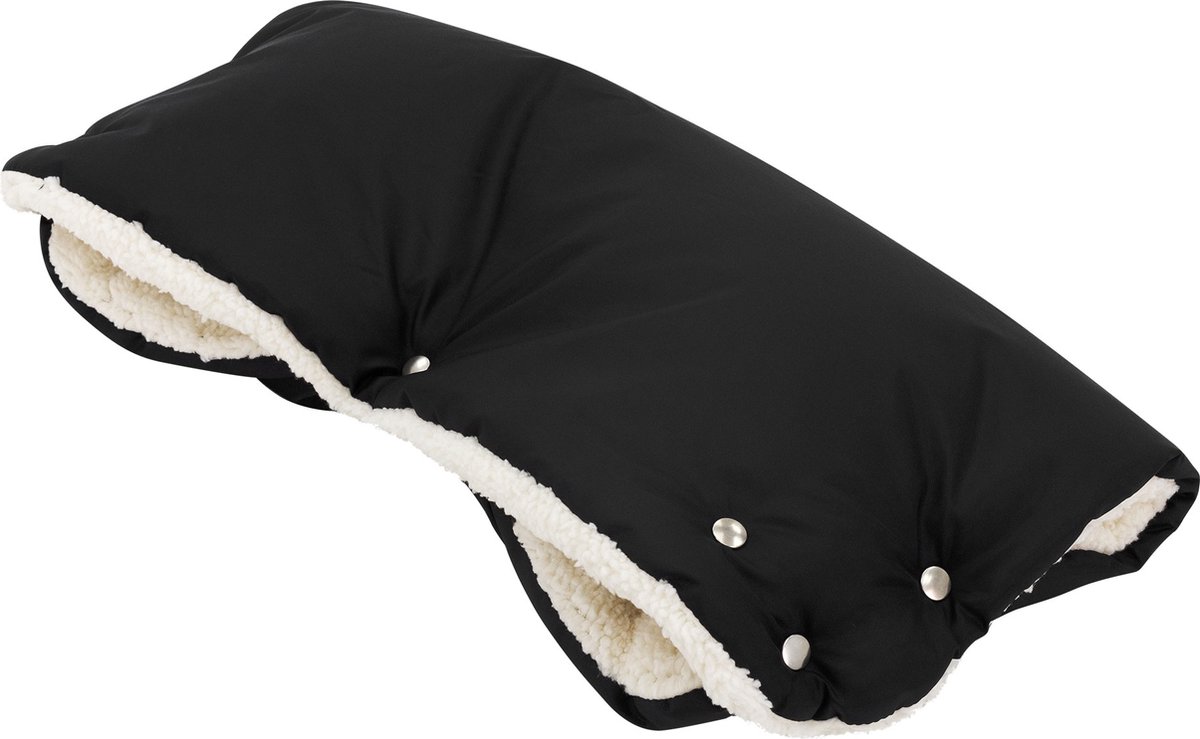 Goedkoopste Kinderwagen Handwarmer 45x22x6 cm Zwart Flanel Joyz