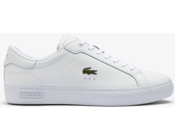 Lacoste POWERCOURT 125 2 SMA WHT/WHT Heren Sneakers - wit / wit