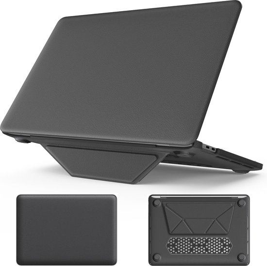 Housse en cuir vegan Turtle Shift MacBook Pro 13 (2022/2020/2018) - A2338/A2289/A2251/A2159/A1989/A1706/A1708 - Gris