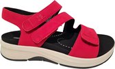Josef Seibel ESTELLE 03 - Sandales pour femmes à talon pour Sandales pour femmes - Couleur : Rouge - Pointure : 39