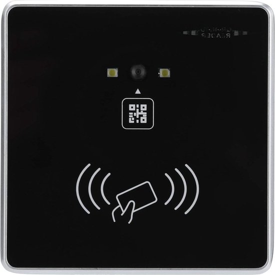 2D QR-kaartlezer 86 box-toegangskaartlezer TTL RS232 RS485-interface zinklegering acryl draagbare kaartlezer voor QR en barcode-ID-kaart .