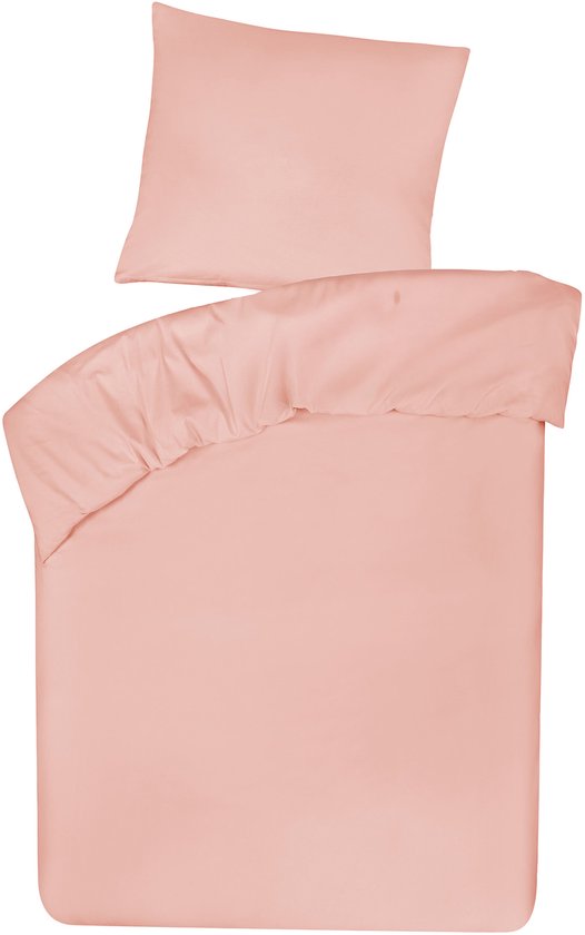 Parure de lit Veggy rose 240x220 cm DOUCEUR D'INTERIEUR