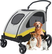RoyaLuxe - Chien - Chiens - Jouets pour Chiens - Voiture pour chien - Chariot Chiens - Poussette pour chien - Poussette pour chien XL