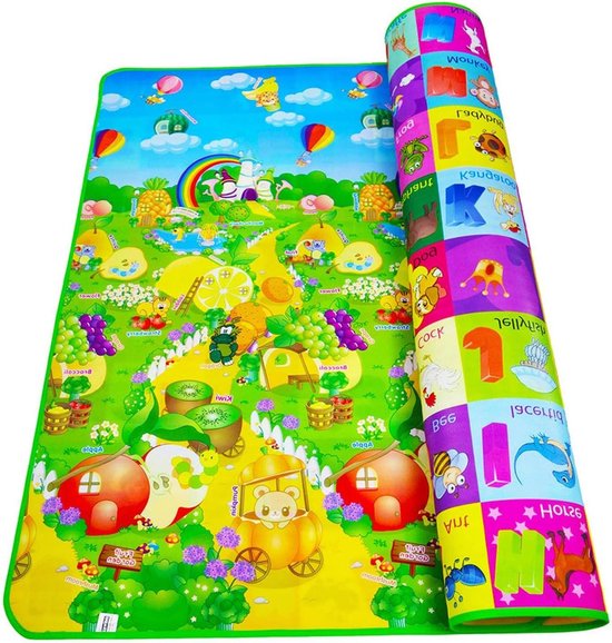 Puckababy Newborn The Gogo wikkeldeken 0-7 mnd Ecru/groen