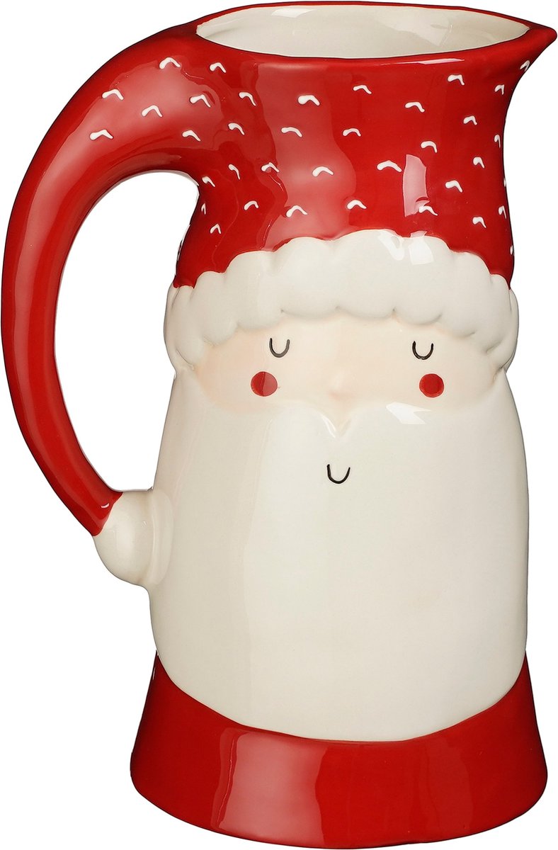 House of Seasons Celebration Kan - L12 x B16 x H22 cm - Steengoed - Rood