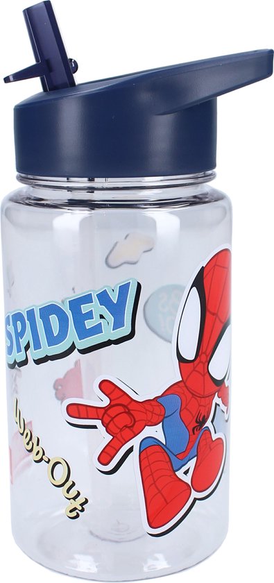 Bouteille d'eau Vadobag Spidey - Drink Up - 450 ml - Gobelet scolaire