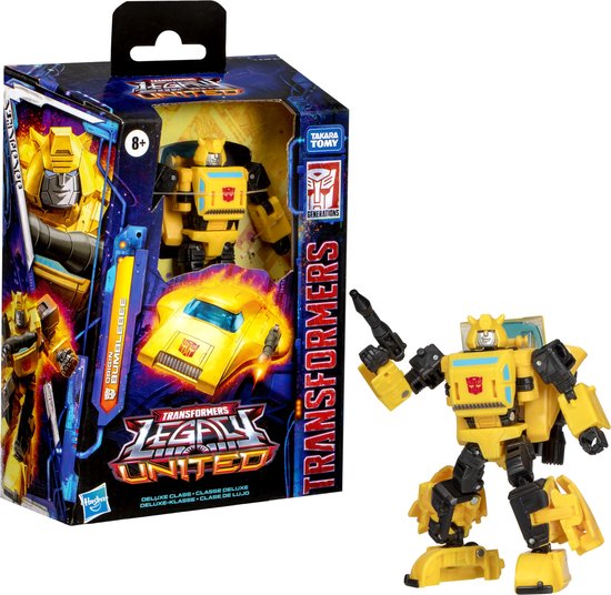 Foto: Hasbro transformers generations legacy united deluxe class action figure origin bumblebee 14 cm action figuur