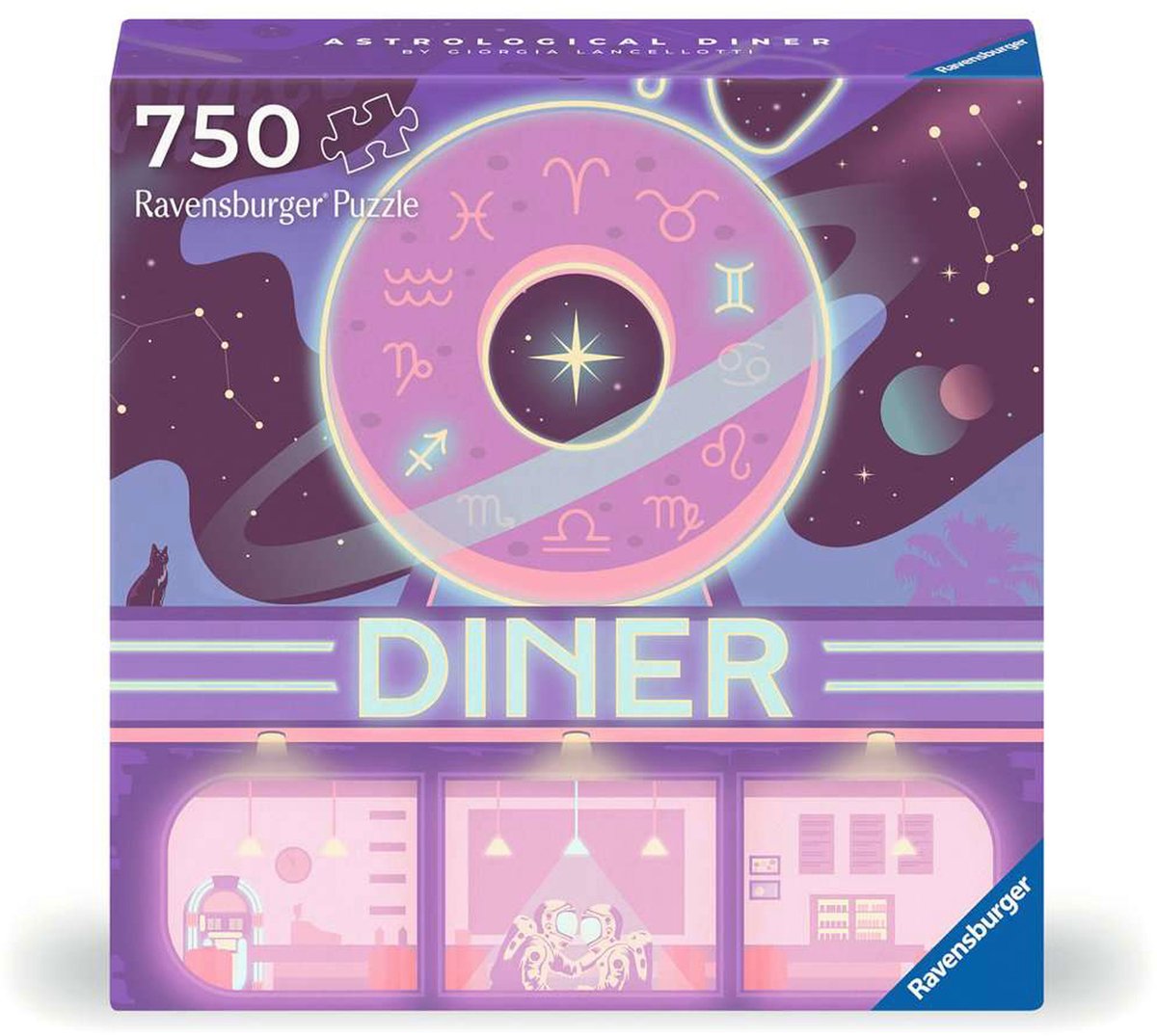 Ravensburger puzzel kunst astrologisch diner 750 stukjes Art & Soul.
